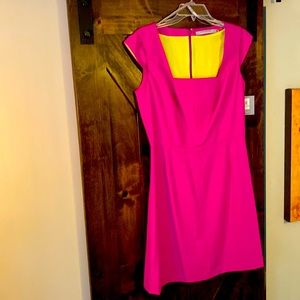 Marc New York, Andrew Marc size 8 pink cap sleeve dress